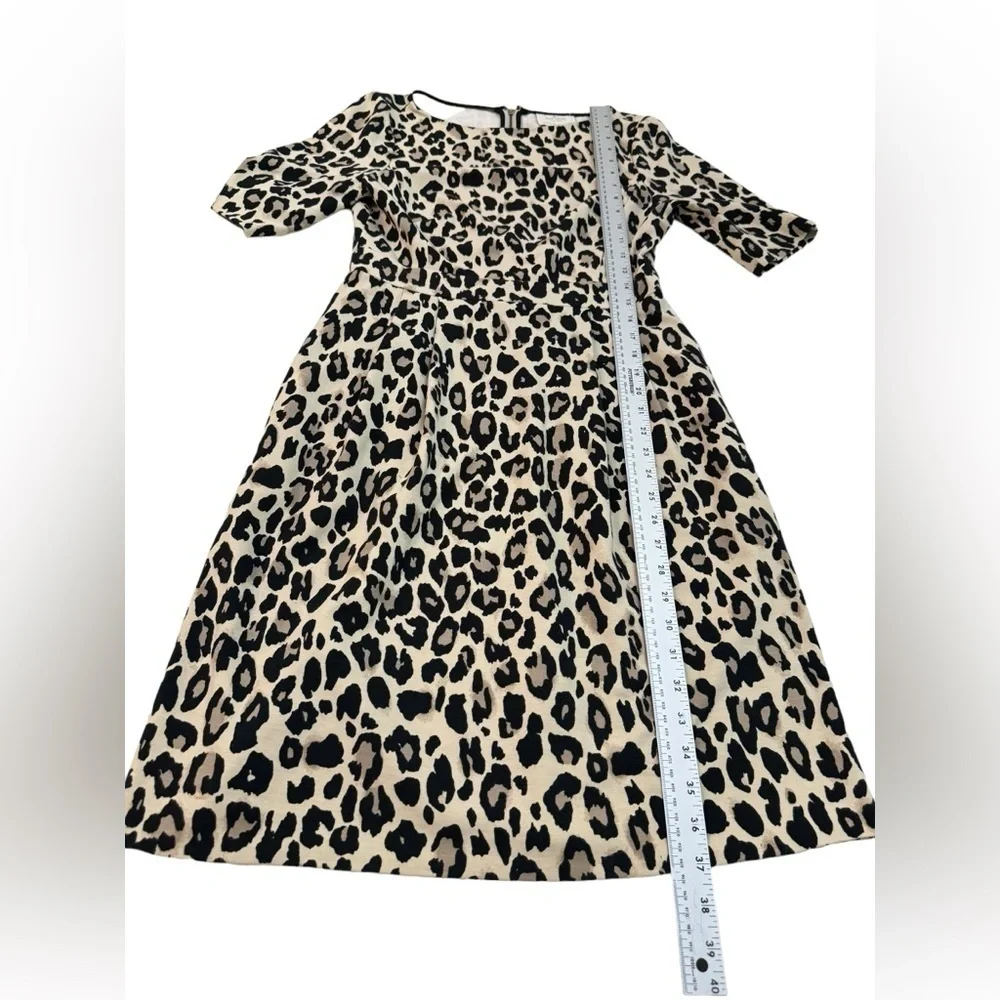 Kate Spade New York Cheetah Print Ponte Dress Size 8